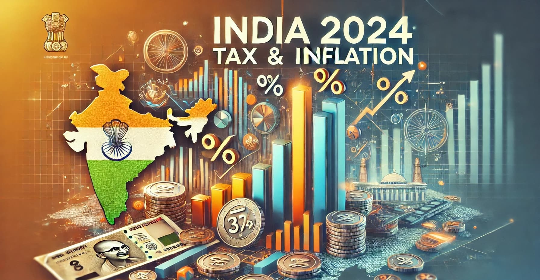 India’s 2024 Economic Snapshot: Growth, Inflation, and the Tax Puzzle